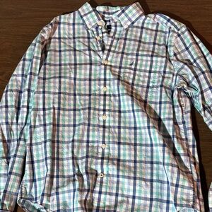 Nautica Men's Multicolor Plaid Button Down Shirt